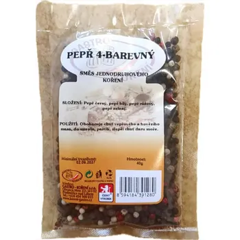 Koření Pepř celý 4 barev 40 g