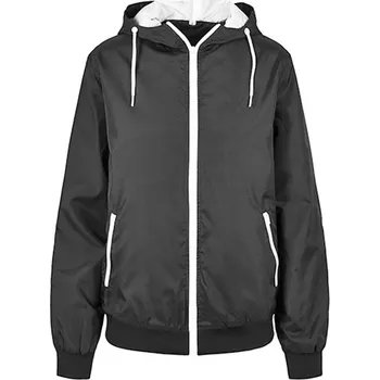 Dámská větrovka Build Your Brand Lehká dámská bunda BY130 Black-White L