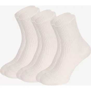 Dámské ponožky 3PACK Ponožky se zdravotním lemem Béžová 25-26