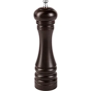 Mlýnek na koření Dřevěný mlýnek na sůl Lucano, 22 cm - tm. hnědá