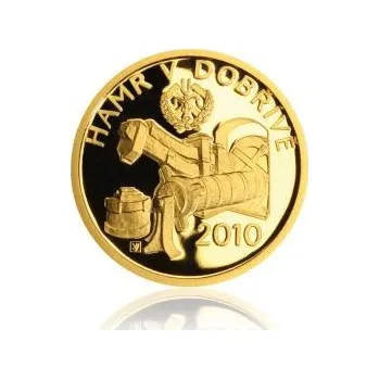 Zlatá mince 2500 Kč 2010 Hamr v Dobřívě proof 341125