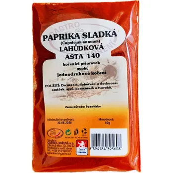 Koření Paprika sladká lahůdka Asta 140