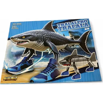 ostatní stavebnice Stavebnice Italian Brainrot 8005 Tralalero Tralala 251 dílků