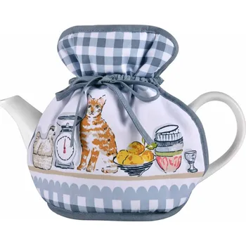 Konvice na čaj Ohřívač konvice na kávu nebo čaj Pantry Cats modrá