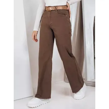 Dámské kalhoty Dámské kalhoty DSTREET UY2845 HNĚDÁ XL