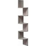 Vasagle Rohová police GREIGE šedá