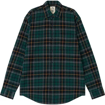 Pánská košile Pánská flanelová košile zelená Wolf & Wolfie K2551 Velikost: L
