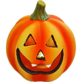 Dýně keramická s LED 11,5x11,5x12 cm - 710520