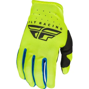 Moto rukavice Rukavice LITE, FLY RACING - USA 2023 (hi-vis/černá) (Velikost: 3XL)
