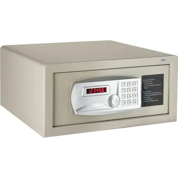 Trezor Pokojový trezor, 40x19,5x41 cm - šedá