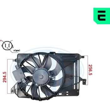 Chladič motoru Větrák, chlazení motoru ERA 352139