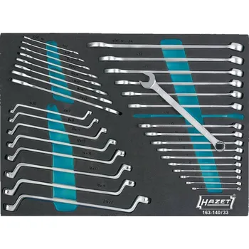 Klíč Sada očkových/otevřených klíčů Hazet 163-140/33