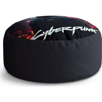 Taburet Sablio Taburet Circle Cyberpunk 2077 Pohled do města: 38x48 cm