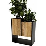 Držák Na Květináč Karo D stojící květináč staré dřevo květiny dům 50 cm loft květináč