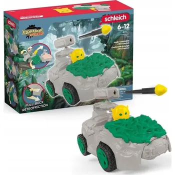Figurka Schleich 42671 CrashMobile z džungle s figurkou Mini Creature