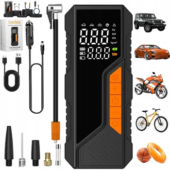 pumpička MINI ELEKTRYCZNA POMPKA Z AKUMULATOREM 150psi 6000mAh KOMPRESOR SAMOCHODOWY