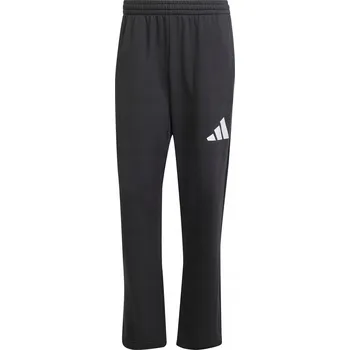 Adidas pánské tepláky Essentials Wide Leg 3 Bar Logo černé, velikost L