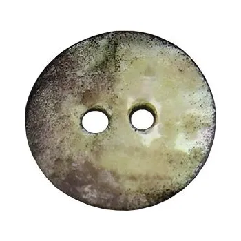 Knoflík Pro Háčkování Kulatý knoflík Ø 15 mm perleťový černý