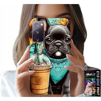 Pouzdro na mobilní telefon POUZDRO PRO SAMSUNG GALAXY S20 FE - BULDOG COFFI LOVE, SLUNEČNICE, PSI CASE