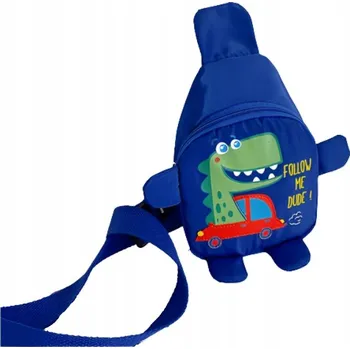 Ledvinka Dragonfly_ ledvinka přes rameno Dinozaur granatowy modrá