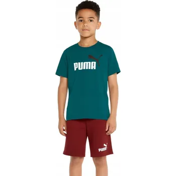 Kojenecká souprava Puma dětská souprava bavlněná sada kraťasy tričko - M