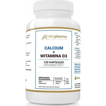 Doplněk stravy Alto Pharma Calcium kapsle 120 ks bez lepku, veganské