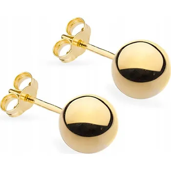 Náušnice Zlaté Náušnice Marko K804-585-8 ryzost 585, 8 mm