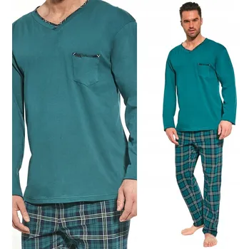 Pánské pyžamo Cornette pánské pyžamo 122/217 George, dlouhý rukáv, velikost XXL