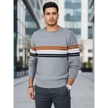 Pánský svetr Pánský svetr DSTREET WX2324 SVĚTLE ŠEDÁ M