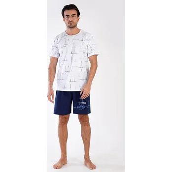 Pánské pyžamo Gazzaz Pánské pyžamo šortky PLACHETNICE Velikost: M
