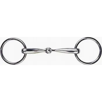 Udidlo pro koně HKM Udidlo stihlové jednou lomené Shetty HKM, 12 mm, nerezové 9,5 cm