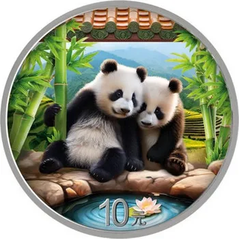 PANDA 2026 coin China (Chinese) Panda Coloured – 30g stříbrná mince barevná