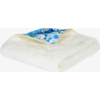 přikrývka Přikrývka vlněná Káťa kašmír Modrá 130x90cm