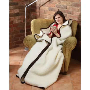 Hřejivý TV pytel z ovčí vlny