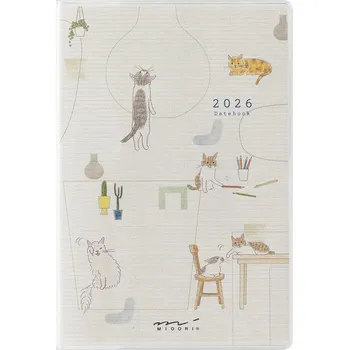 Diář Kapesní diář Mini Cat 2026