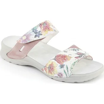 Dámská zdravotní obuv Medistyle Dámská zdravotní pantofel DANA růžová-potisk-výprodej Velikost: 40