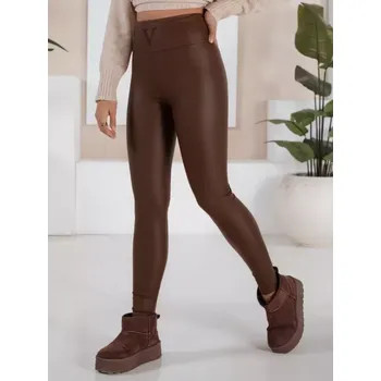 Dámské kalhoty Dámské kalhoty DSTREET UY1559 HNĚDÁ M