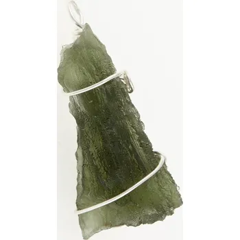 Přívěsek My Moldavite Stříbrný přívěsek s přírodním vltavínem 23-49-9379