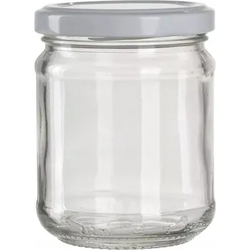 Sklenice Gastro Zavařovací sklenice pro marmelády 212 ml 6 ks bílé víčko