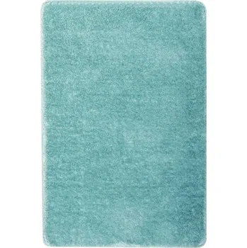 Koupelnová předložka KOUPELNOVÁ PŘEDLOŽKA PROTI SKLUZU SHAGGY MODRÁ TYRKYSOVÁ MALMO 60x100 cm