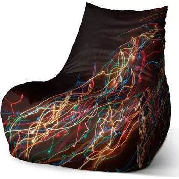 Sedací pytel Sablio Sedací vak Bean Světelný efekt - 60 x 70 x 70 cm