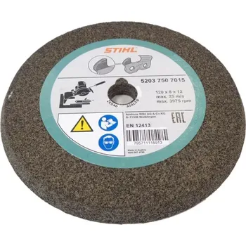 Brusný kotouč STIHL Ostřící kotouč omezovací zub šikmý 120x8x12 mm (52037507015) (Tvarový kotouč Stihl pro brusku USG)