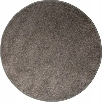 Koberec Průměr 150 cm KULATÝ KOBEREC DYNASTY S FILCEM ŠEDO-FIALOVÝ VLASE