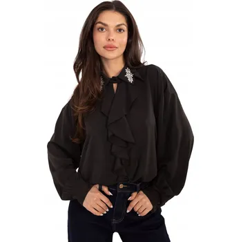 Dámská halenka Dámská halenka společenská Elegantní s nabíranými rukávy