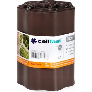 Zahradní obrubník ZAHRADNÍ LEM VLNITÝ 20CM X 9M HNĚDÝ 30-013H CELLFAST
