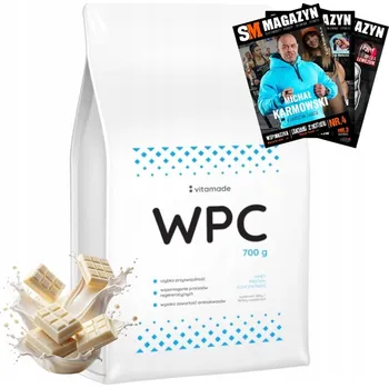Čokoláda Protein VITAMADE prášek 700 g příchuť bílá čokoláda