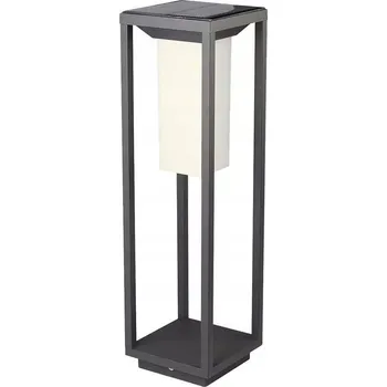 Venkovní osvětlení Obdélníkový osvětlovací sloupek V-TAC s integrovaným LED zdrojem, 50 cm, černý