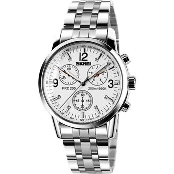 Hodinky Pánské hodinky SKMEI analogové, stříbrný náramek