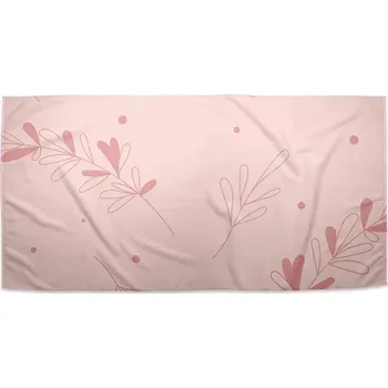 Sablio Ručník Růžové lístky - 70x140 cm