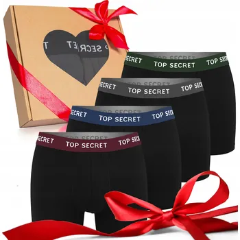 Boxerky Top Secret Sada Pánské Boxerky KOM2 4 Ks XL